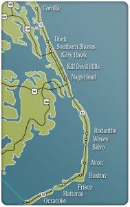 outer banks map