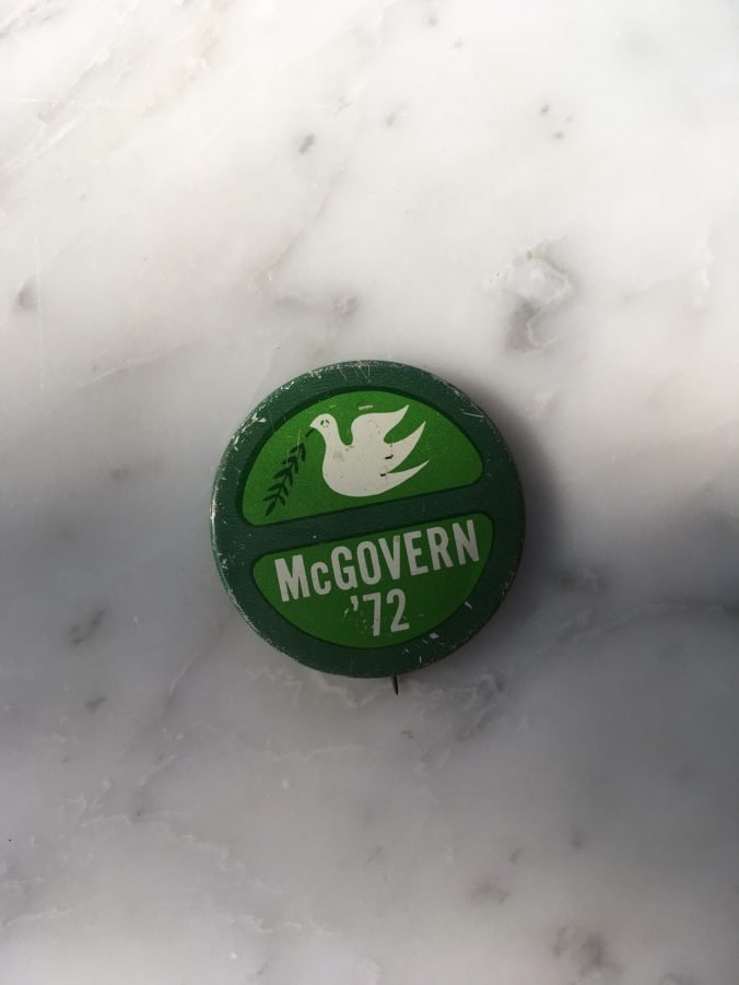 McGovern '72 campaign button