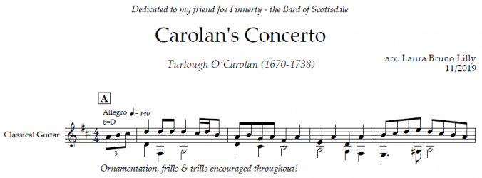 Carolan's Concerto excerpt