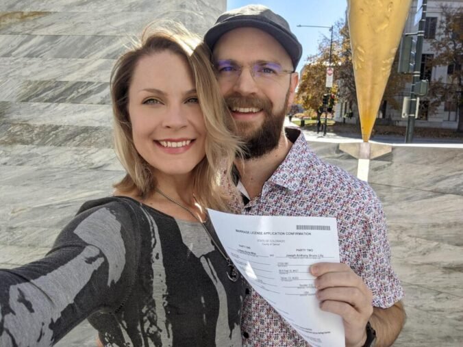 Lindsey & Joe's Marriage License