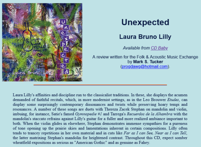 Screenshot CROP FAME Review Laura Bruno Lilly - Unexpected