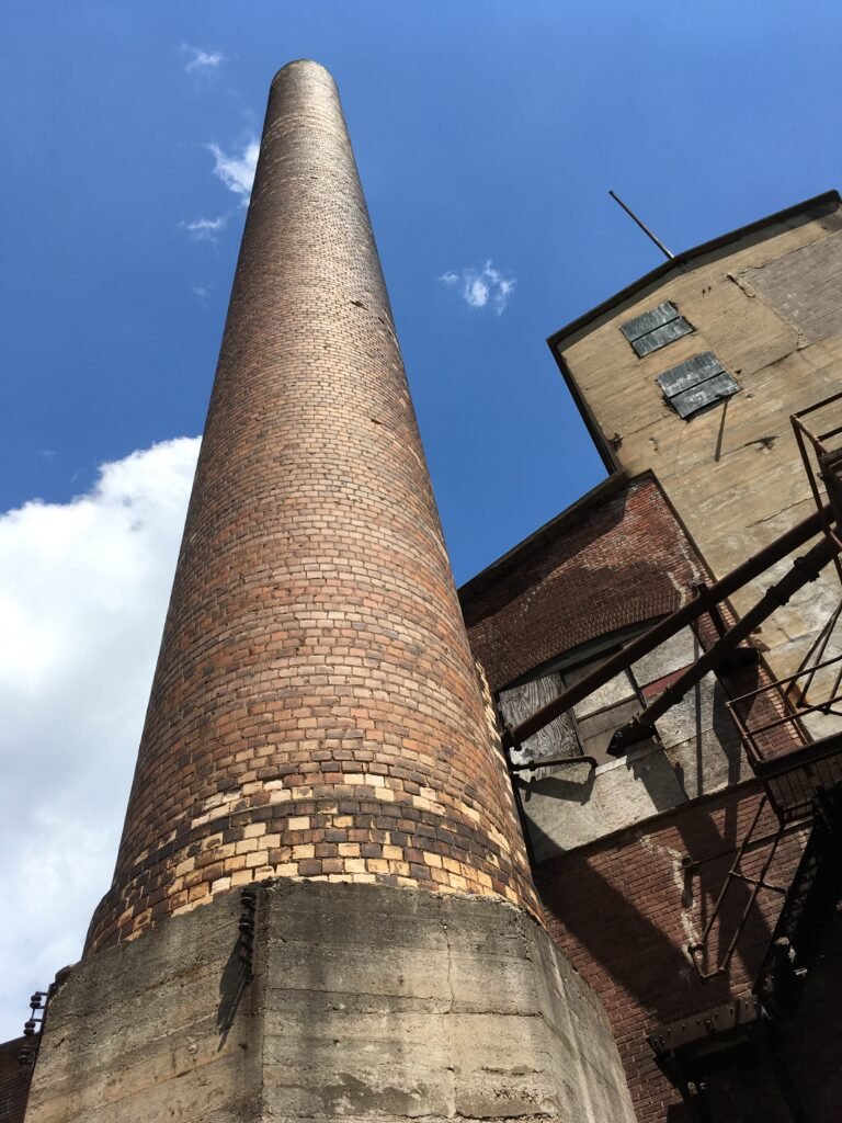 Smoke stack Easton Silk Factory