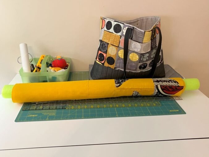 compactly awaiting further sewing